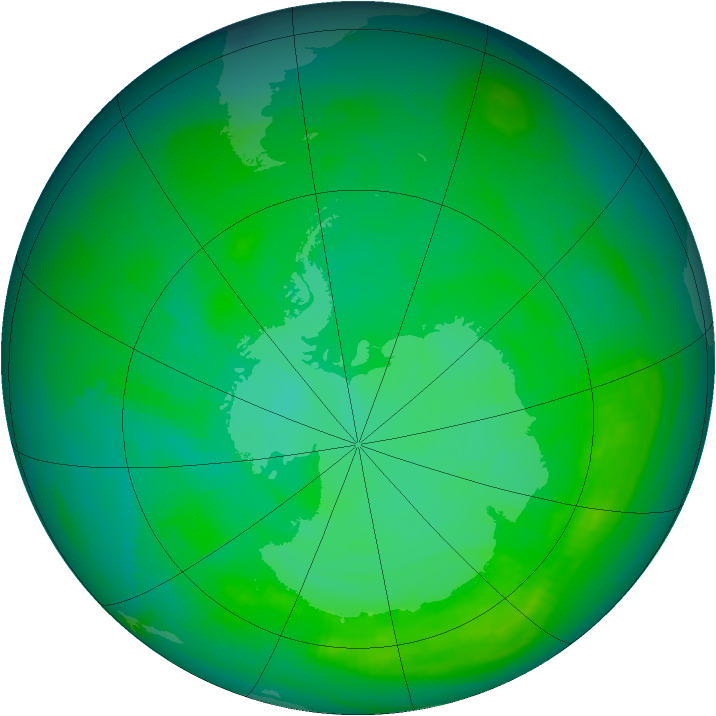 Ozone Map 1979-12-28